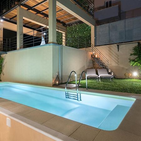 Luxury Pool House In Chania 干尼亞 外观 照片